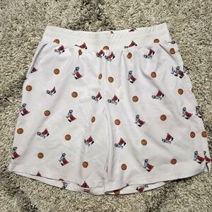 GOAT Basketball And Goat Logo Printed Shortsl Size Large